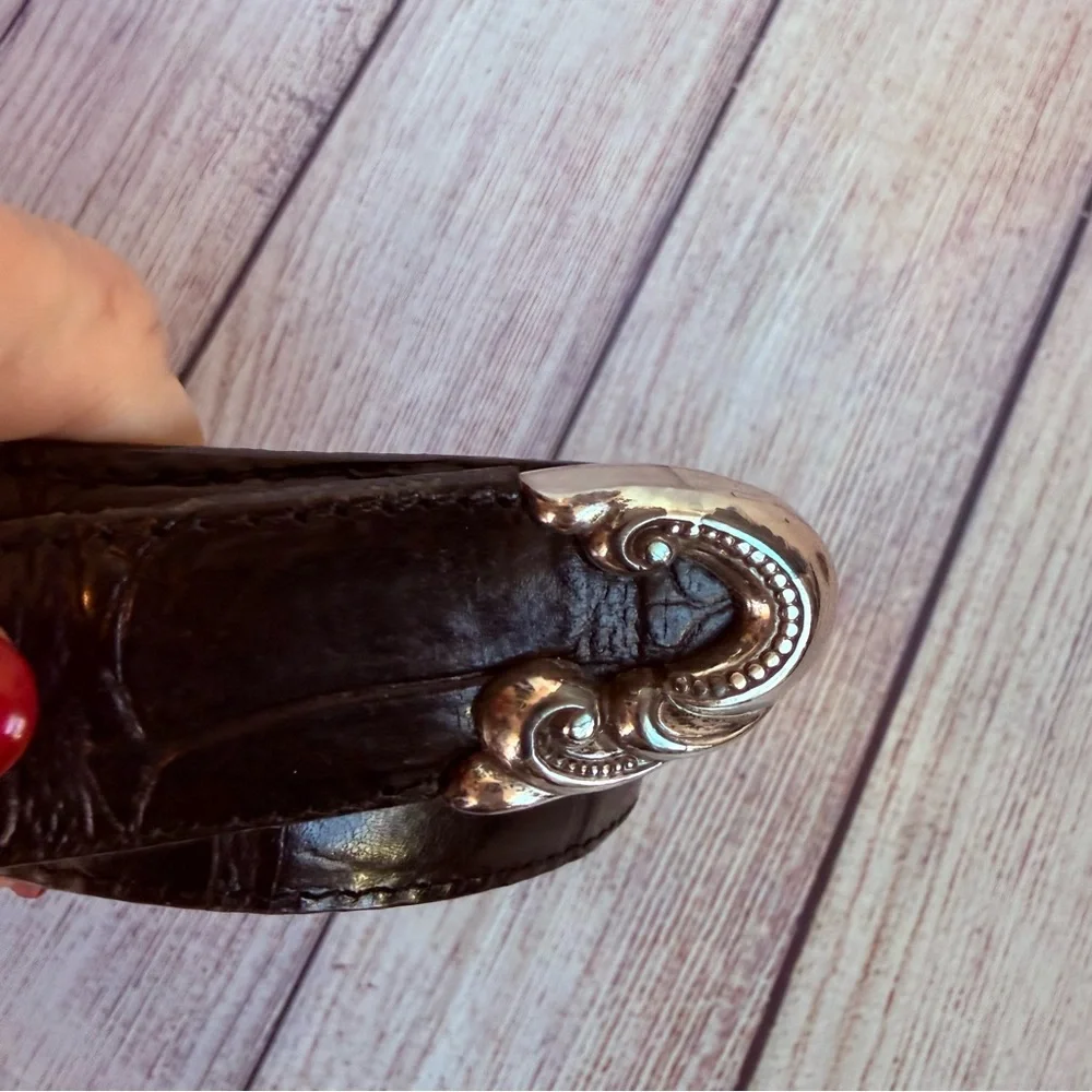 Brighton black leather
